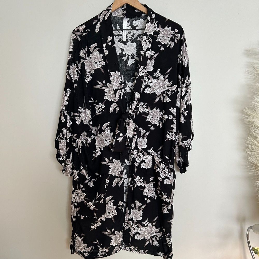 Spiritual Gangster Pool Wrap Kimono Coverup